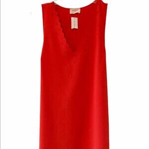 Stitch Fix Everly sleeveless shift dress minimalist v-neck mini NWT Size M